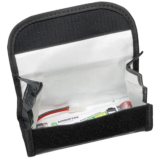 Nuprol LiPo Safety Bag Small 18,5 x 7,5 x 6,0 cm Feuerfeste Sicherheitstasche schwarz Bild 4