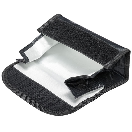 Nuprol LiPo Safety Bag Small 18,5 x 7,5 x 6,0 cm Feuerfeste Sicherheitstasche schwarz Bild 5