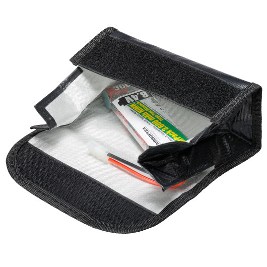 Nuprol LiPo Safety Bag Small 18,5 x 7,5 x 6,0 cm Feuerfeste Sicherheitstasche schwarz Bild 6