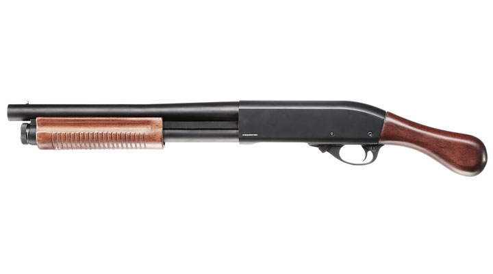 Golden Eagle M8877 Vollmetall Pump Action Gas Shotgun 6mm BB Echtholz-Version Bild 1