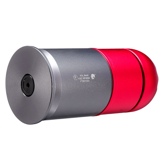 Nuprol 40mm Vollmetall Hlse / Einlegepatrone f. 84 6mm BBs rot Bild 1