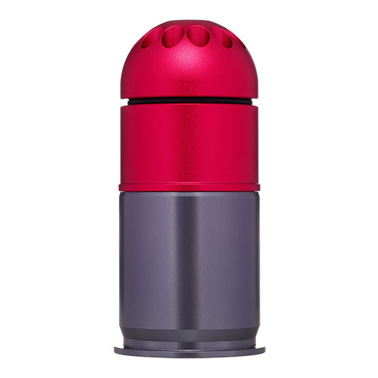Nuprol 40mm Vollmetall Hlse / Einlegepatrone f. 84 6mm BBs rot Bild 2