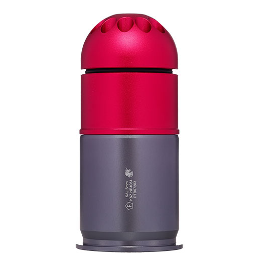 Nuprol 40mm Vollmetall Hlse / Einlegepatrone f. 84 6mm BBs rot Bild 3