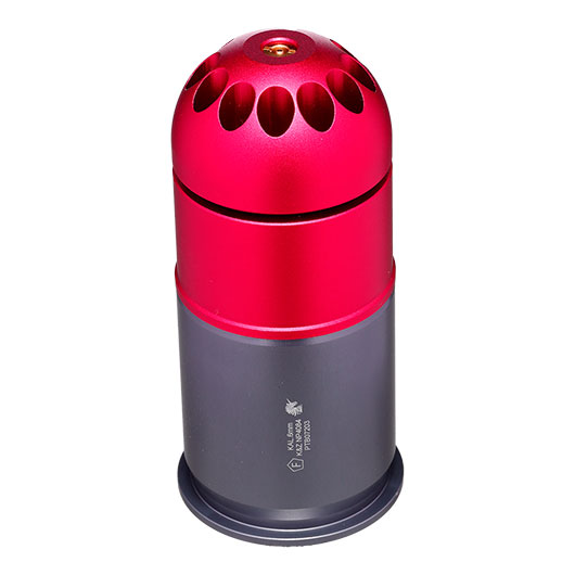 Nuprol 40mm Vollmetall Hlse / Einlegepatrone f. 84 6mm BBs rot Bild 4