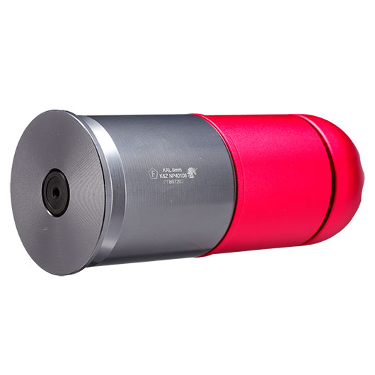 Nuprol 40mm Vollmetall Hlse / Einlegepatrone f. 108 6mm BBs rot Bild 1