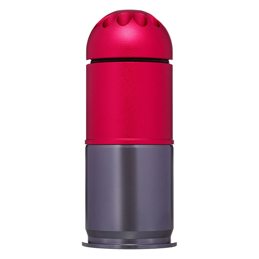 Nuprol 40mm Vollmetall Hlse / Einlegepatrone f. 108 6mm BBs rot Bild 2