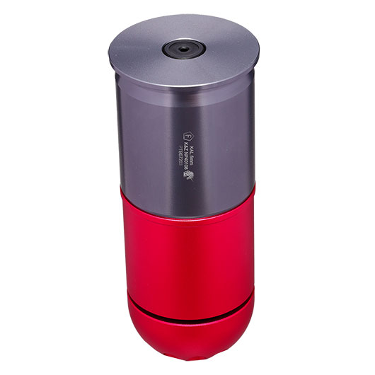 Nuprol 40mm Vollmetall Hlse / Einlegepatrone f. 108 6mm BBs rot Bild 5