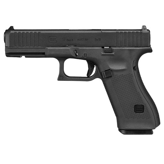 Glock 17 Gen. 5 MOS Airsoft CNC Aluminiumschlitten GBB 6mm BB schwarz Bild 1