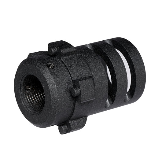 Vorsk VMP-1 Aluminium Flash-Hider f. VMP Suppressor schwarz 14mm- Bild 2