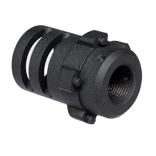 Vorsk VMP-1 Aluminium Flash-Hider f. VMP Suppressor schwarz 14mm- Bild 3