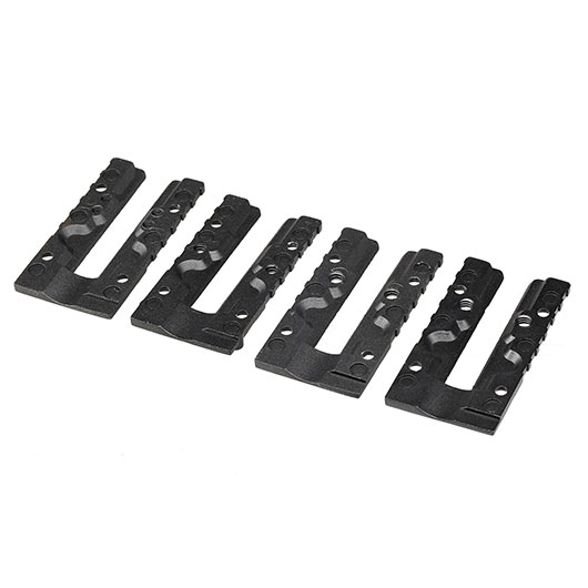 Umarex Adapterplatten 4er Set MOS 3 fr Glock Softairpistolen mit MOS 3 Standard schwarz Bild 2