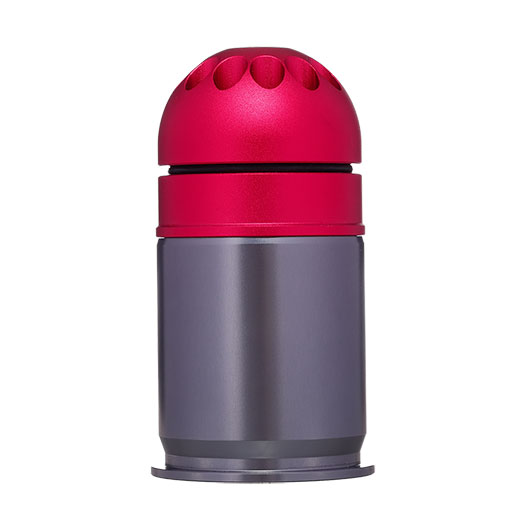 Nuprol 40mm Vollmetall Hlse / Einlegepatrone f. 60 6mm BBs rot - 3 Stck Bild 3