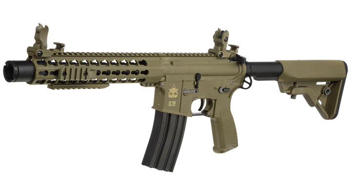 Evolution Airsoft Recon S 10 Amplified Carbontech S-AEG 6mm BB Tan