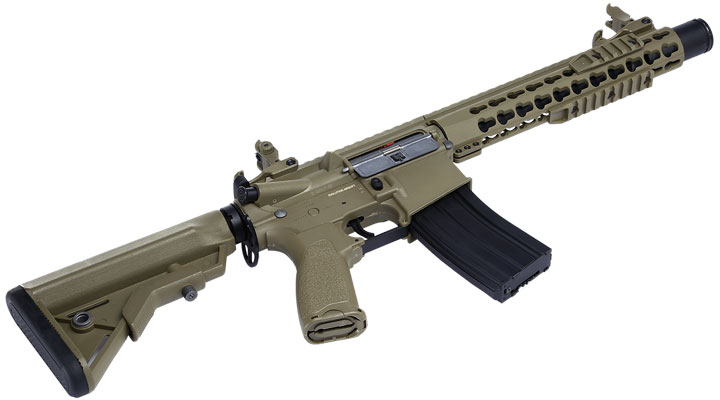 Evolution Airsoft Recon S 10 Amplified Carbontech S-AEG 6mm BB Tan Bild 5