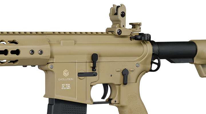 Evolution Airsoft Recon S 10 Amplified Carbontech S-AEG 6mm BB Tan Bild 8