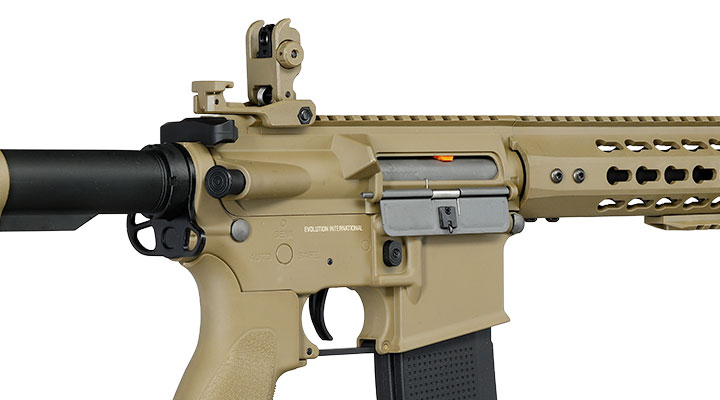 Evolution Airsoft Recon S 10 Amplified Carbontech S-AEG 6mm BB Tan Bild 9