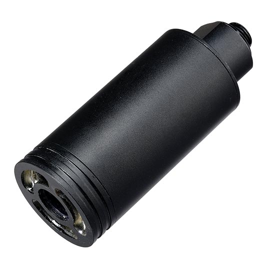 WoSport Spitfire Compact Aluminium Tracer / Flasher inkl. integriertem Akku 14mm- / 11mm+ schwarz