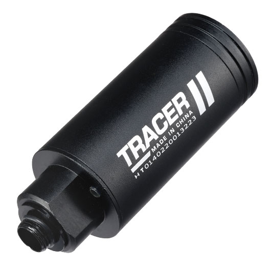 WoSport Spitfire Compact Aluminium Tracer / Flasher inkl. integriertem Akku 14mm- / 11mm+ schwarz Bild 2