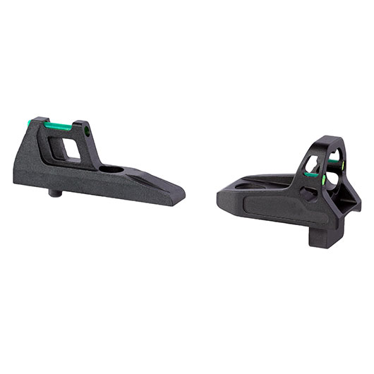 Narcos Airsoft CNC Aluminium Ghost Ring Fiber-Optik Visier Set f. AAP-01 GBB Pistolen schwarz Bild 3