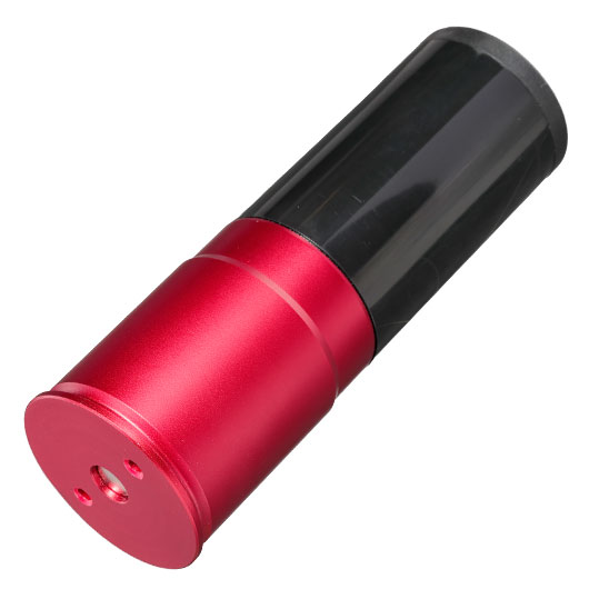 APS Hellfire 40mm Vollmetall Hlse / Einlegepatrone f. 198 6mm BBs rot / schwarz Bild 1