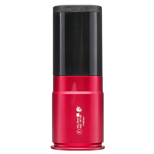 APS Hellfire 40mm Vollmetall Hlse / Einlegepatrone f. 162 6mm BBs rot / schwarz Bild 5