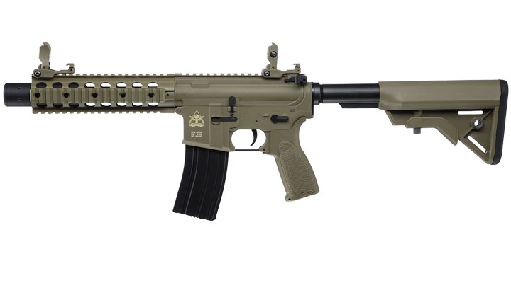 Evolution Airsoft Recon UX 9 Silent Ops Carbontech S-AEG 6mm BB Tan Bild 1