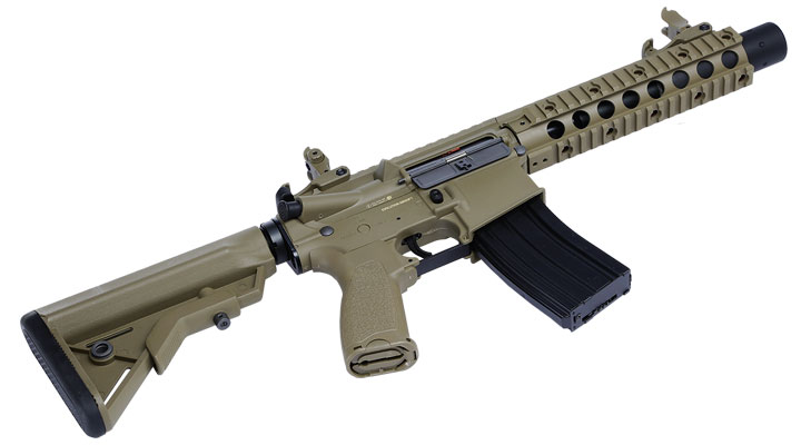 Evolution Airsoft Recon UX 9 Silent Ops Carbontech S-AEG 6mm BB Tan Bild 5