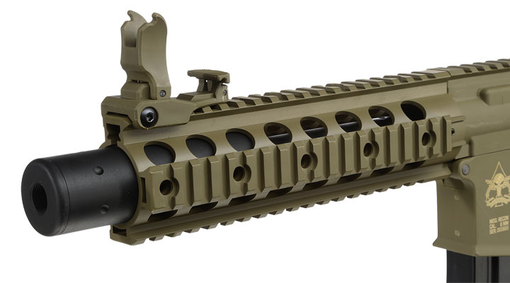 Evolution Airsoft Recon UX 9 Silent Ops Carbontech S-AEG 6mm BB Tan Bild 6