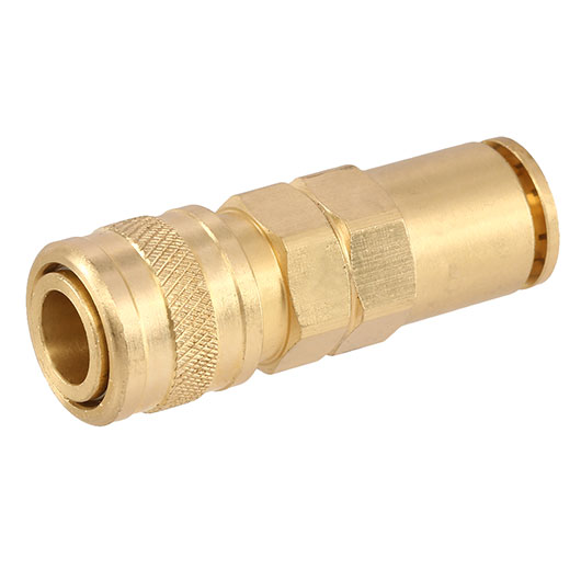 BalystiK QD Fitting weiblich mit 8mm Macroline HPA-Adapter gold - US Version Bild 1
