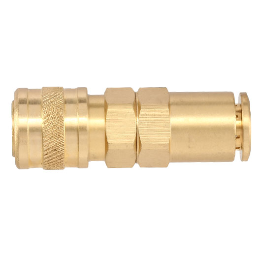 BalystiK QD Fitting weiblich mit 8mm Macroline HPA-Adapter gold - US Version Bild 2