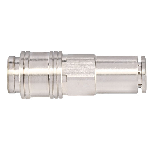 BalystiK QD Fitting weiblich mit 8mm Macroline HPA-Adapter silber - EU Version Bild 2