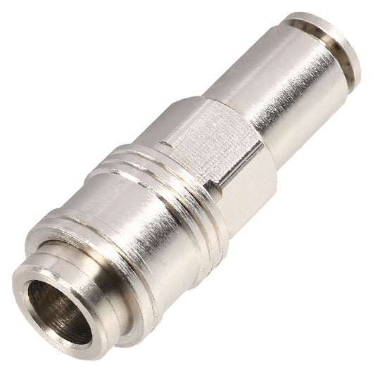 BalystiK QD Fitting weiblich mit 6mm Macroline HPA-Adapter silber - EU Version Bild 1