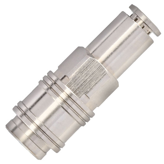 BalystiK QD Fitting weiblich mit 6mm Macroline HPA-Adapter silber - EU Version Bild 2