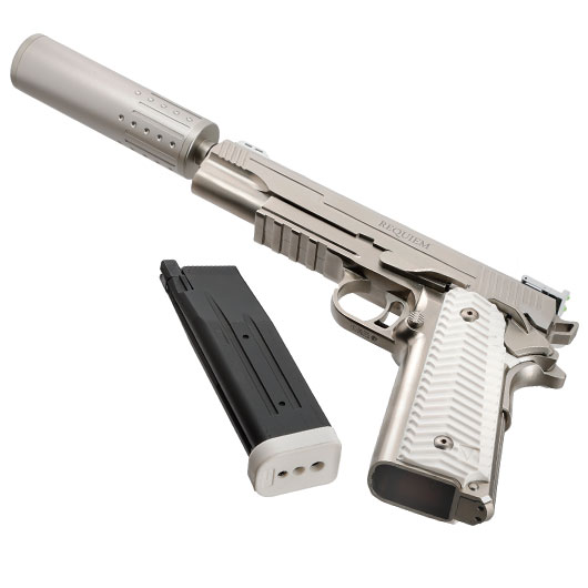 Vorsk Hi-Capa VX-14 Silenced Vollmetall GBB 6mm BB Requiem Edition Bild 7