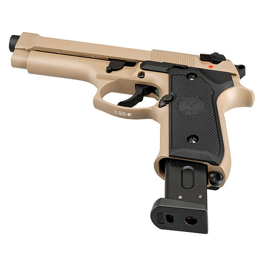 Nuprol Raven R92F Vollmetall GBB 6mm BB tan Bild 5