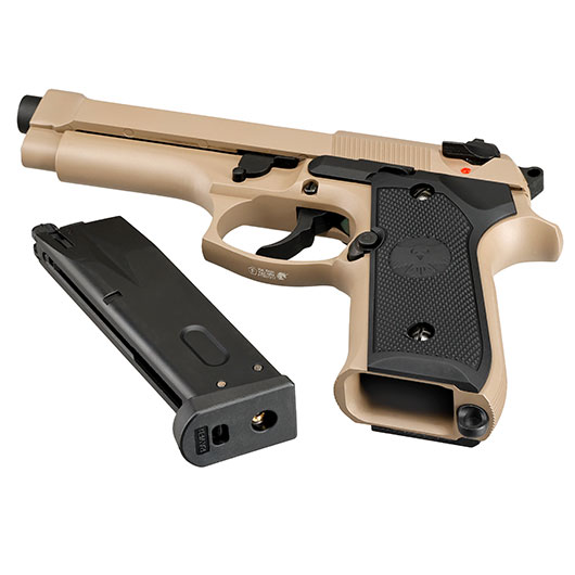 Nuprol Raven R92F Vollmetall GBB 6mm BB tan Bild 6