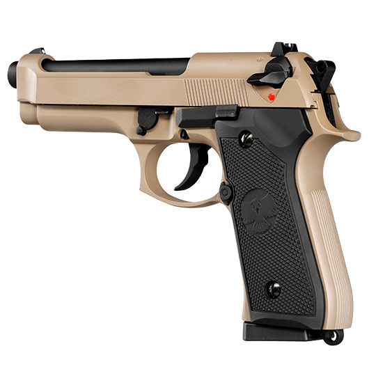 Nuprol Raven R92F Vollmetall GBB 6mm BB tan Bild 8