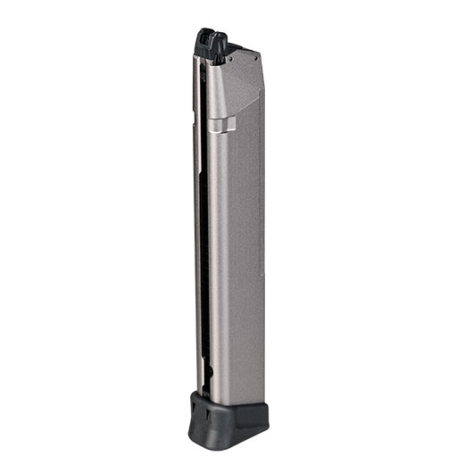 TTI Airsoft G-Series GBB CNC Magazin Extended 50 Schuss (f. TM / WE / VFC) grau - Softairgas Version