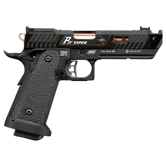ASG / STI International Pit Viper 2011 JW4 Airsoftpistole Vollmetall CO2BB 6mm BB schwarz Bild 3