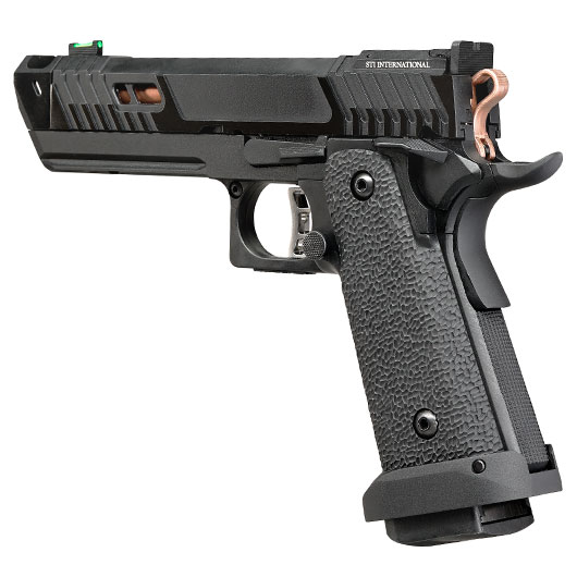ASG / STI International Pit Viper 2011 JW4 Airsoftpistole Vollmetall CO2BB 6mm BB schwarz Bild 8