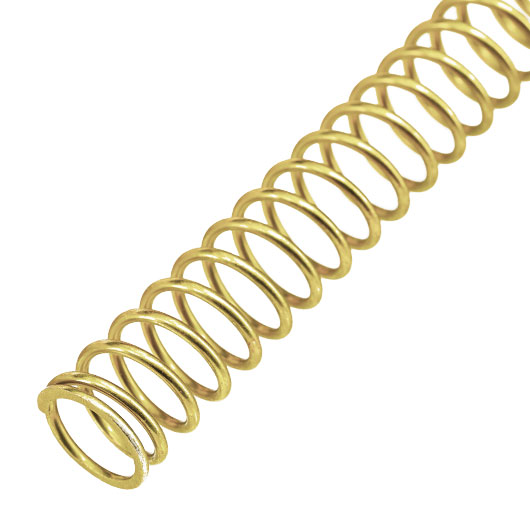 Unicorn UNISpring Federstahl Tuningfeder M130 gold f. V2 / V3 S-AEG Gearboxen Bild 2