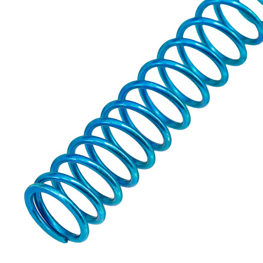 Unicorn UNISpring Federstahl Tuningfeder M140 blau f. V2 / V3 S-AEG Gearboxen Bild 2