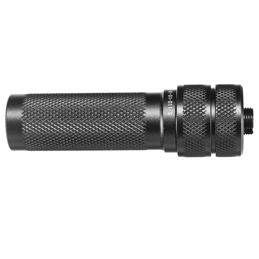 Big Dragon AK PBS-3 Aluminium Silencer 24mm+ / 14mm- schwarz Bild 2