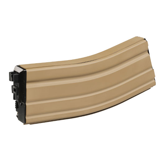 Wei-ETech M4 / M16 Open Bolt GBB Low-Cap Magazin 30 Schuss tan - Version 3 - Softairgas Version