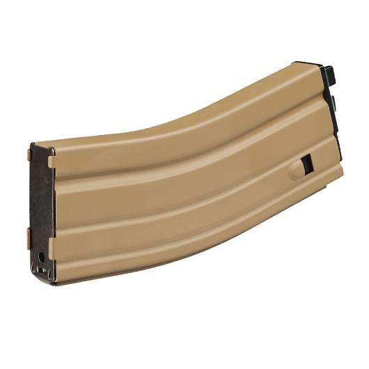 Wei-ETech M4 / M16 Open Bolt GBB Low-Cap Magazin 30 Schuss tan - Version 3 - CO2 Version Bild 1