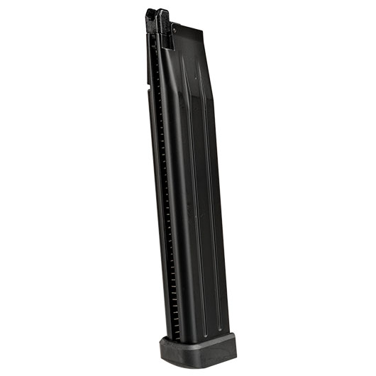 Wei-ETech Hi-Capa 3.8 / 4.3 / 5.1 / 5.2 / P14 GBB Magazin 50 Schuss Extended schwarz - Softairgas Version