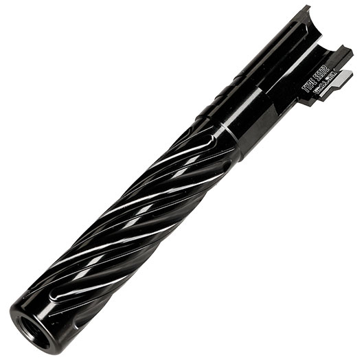 Dr. Black Spiral Storm CNC 6063 Aluminium Auenlauf f. Tokyo Marui Hi-Capa 5.1 GBB schwarz Bild 6