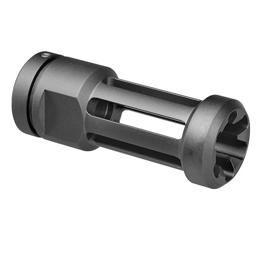 CTM R-Style Aluminium Flash-Hider schwarz 14mm- Bild 1