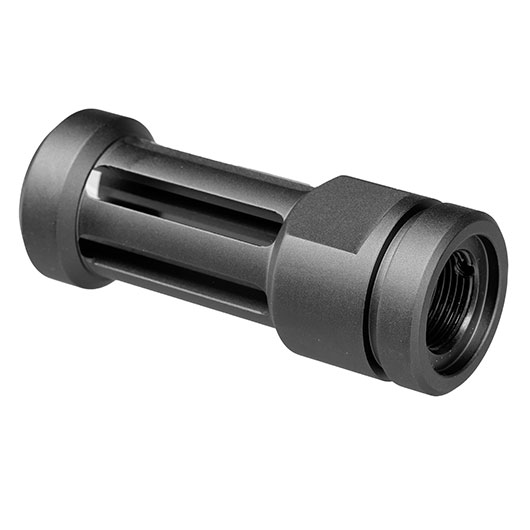 CTM R-Style Aluminium Flash-Hider schwarz 14mm- Bild 3