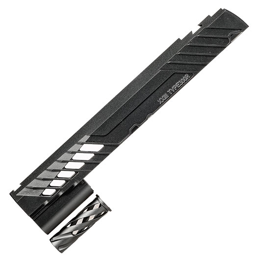 Dr. Black Type 300R CNC 6063 Aluminium Schlitten f. Tokyo Marui Hi-Capa 5.1 GBB schwarz Bild 4